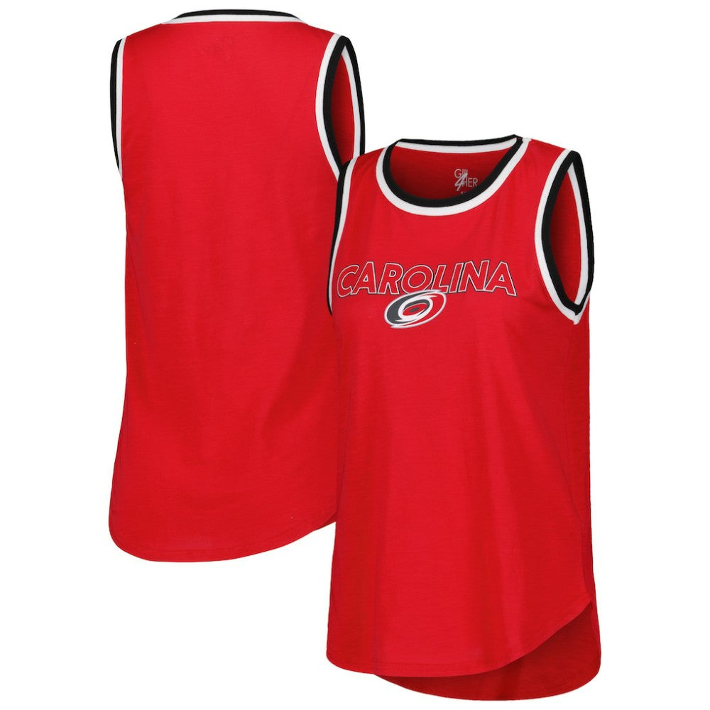 Carolina Hurricanes - G-III 4Her by Carl Banks Women's Strategy Tank Top Red