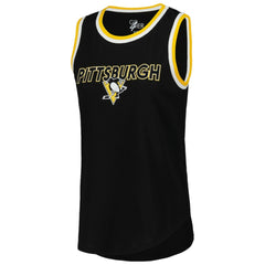 Pittsburgh Penguins G-III 4Her by Carl Banks Women's Strategy Tank Top Black
