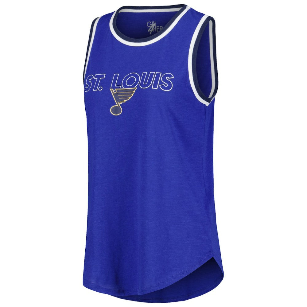St. Louis Blues - G-III 4Her by Carl Banks Women's Strategy Tank Top Blue