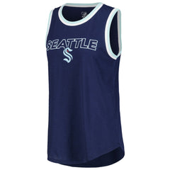 Seattle Kraken G-III 4Her by Carl Banks Women's Strategy Tank Top Deep Sea Blue