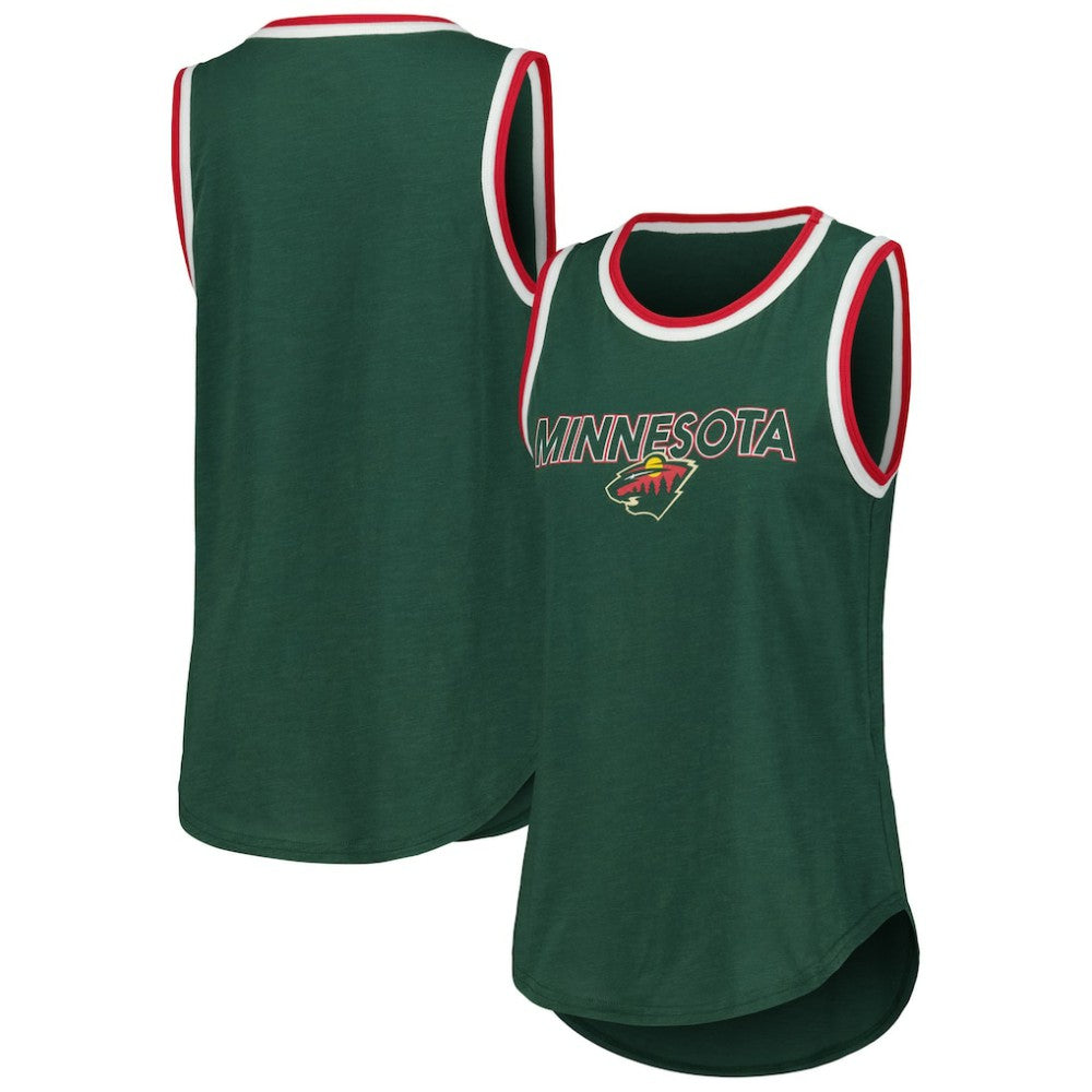 Minnesota Wild - G-III 4Her by Carl Banks Women's Strategy Tank Top Green