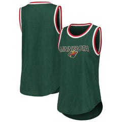 Minnesota Wild - G-III 4Her by Carl Banks Women's Strategy Tank Top Green