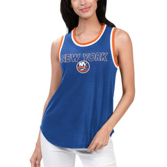 New York Islanders - G-III 4Her by Carl Banks Women's Strategy Tank Top Royal