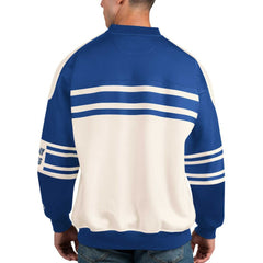 Tampa Bay Lightning - Starter Defense Fleece Crewneck Pullover Sweatshirt White