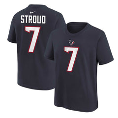 C.J. Stroud Houston Texans Preschool Player Name & Number T-Shirt Navy - Nike