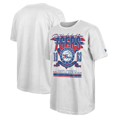 New Era - Philadelphia 76ers Sport Classics Oversized T-Shirt - White