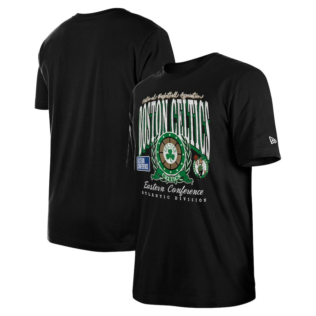 New Era - Boston Celtics Unisex Oversized Essentials Boxy T-Shirt - Black