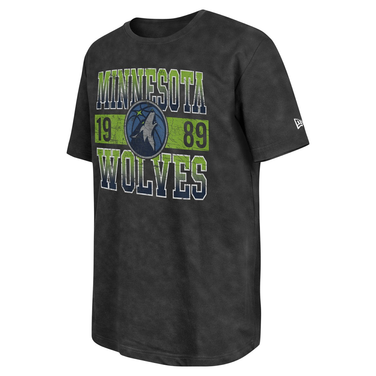 New Era - Minnesota Timberwolves Enzyme Washed Oversized T-Shirt - Black