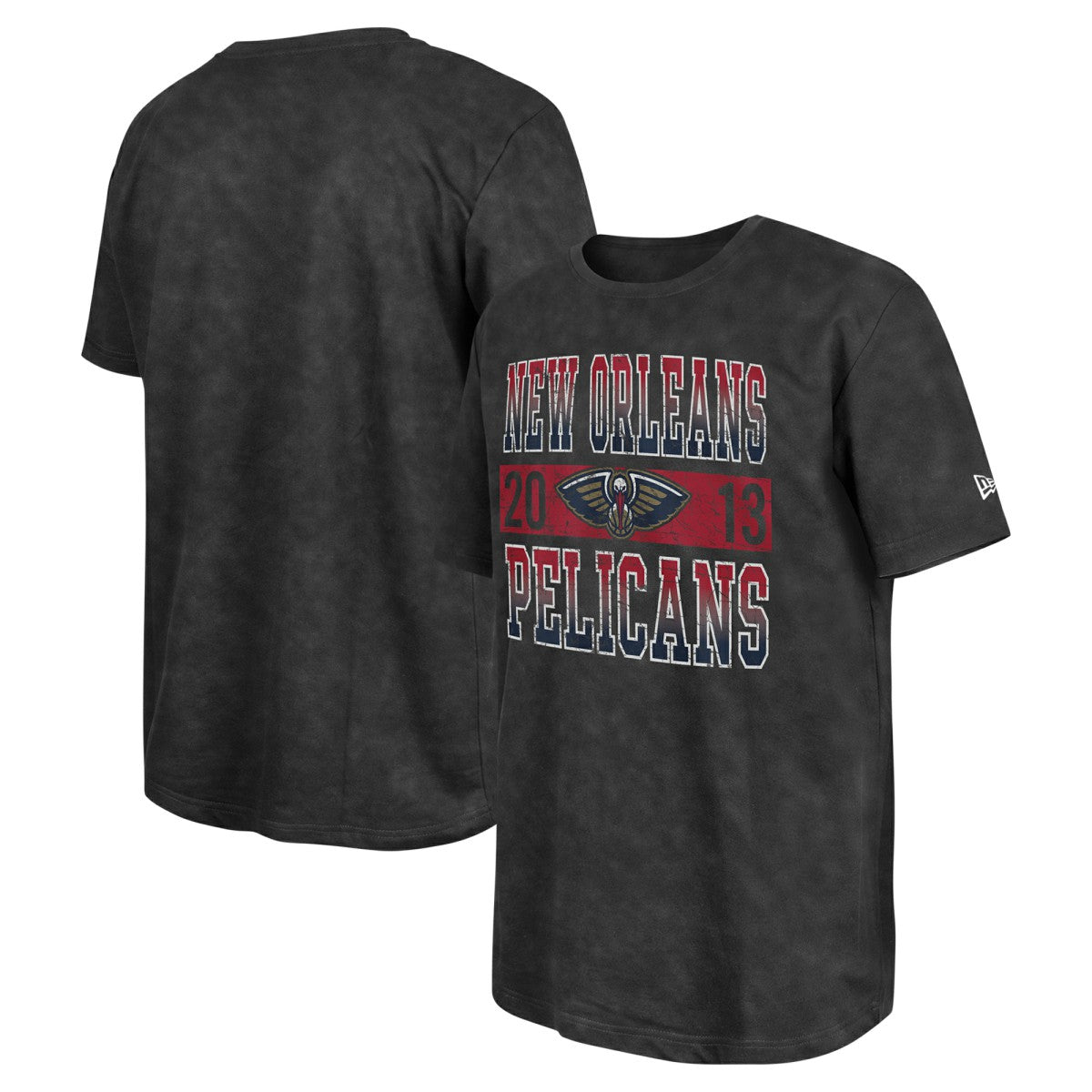 New Era - New Orleans Pelicans Enzyme Washed Oversized T-Shirt - Black