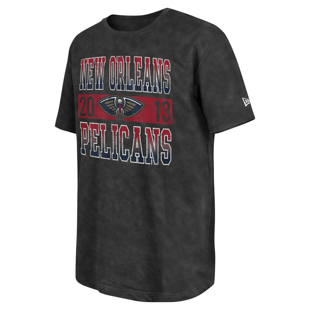 New Era - New Orleans Pelicans Enzyme Washed Oversized T-Shirt - Black