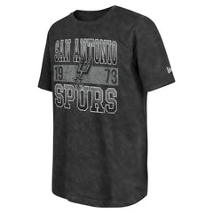 New Era - San Antonio Spurs Enzyme Washed Oversized T-Shirt - Black
