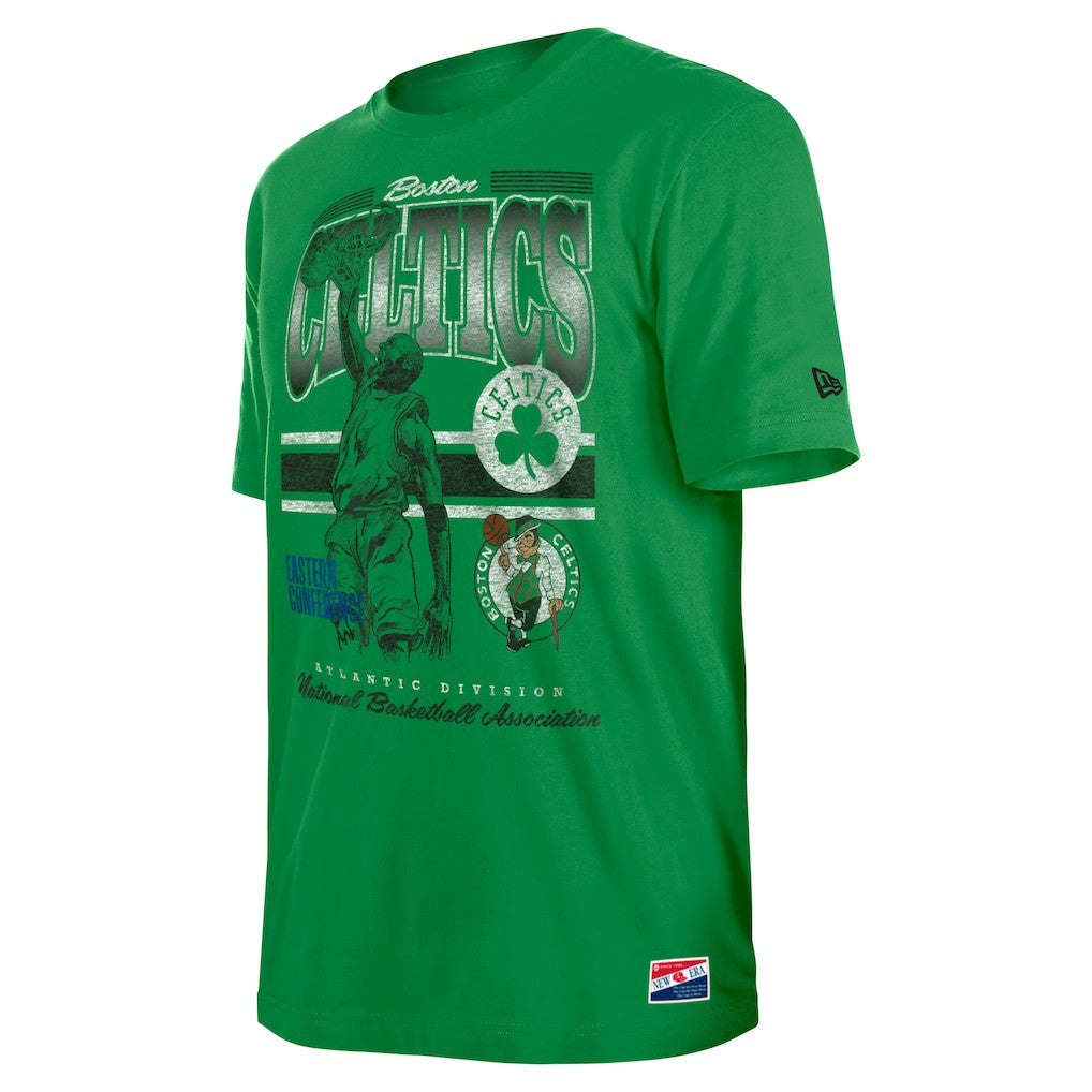 New Era - Boston Celtics Enzyme Wash Oversized T-Shirt - Kelly Green
