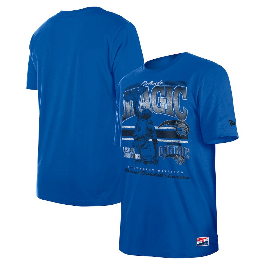 New Era - Orlando Magic Enzyme Wash Oversized T-Shirt - Blue