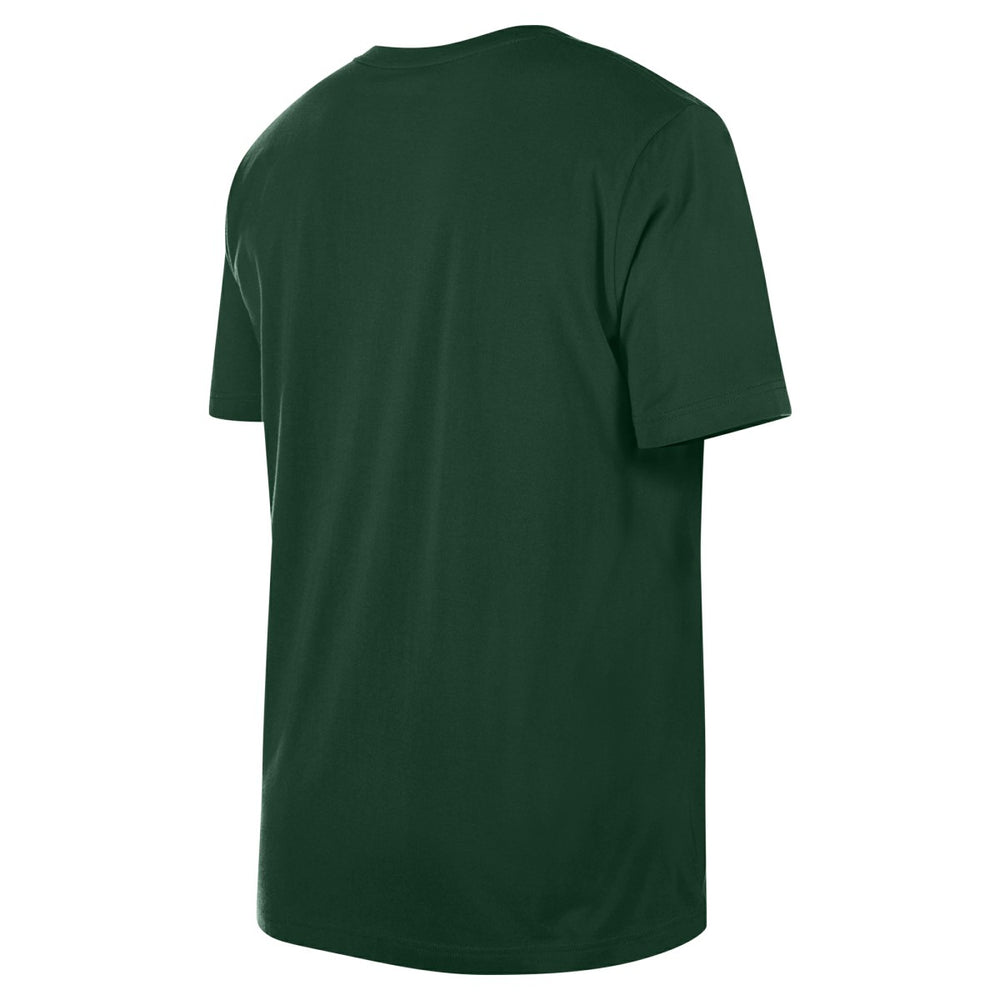 New Era - Milwaukee Bucks Enzyme Wash Oversized T-Shirt - Hunter Green