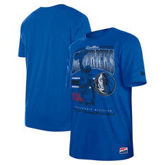 New Era - Dallas Mavericks Enzyme Wash Oversized T-Shirt - Blue
