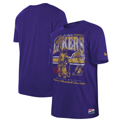 New Era - Los Angeles Lakers Enzyme Wash Oversized T-Shirt - Purple
