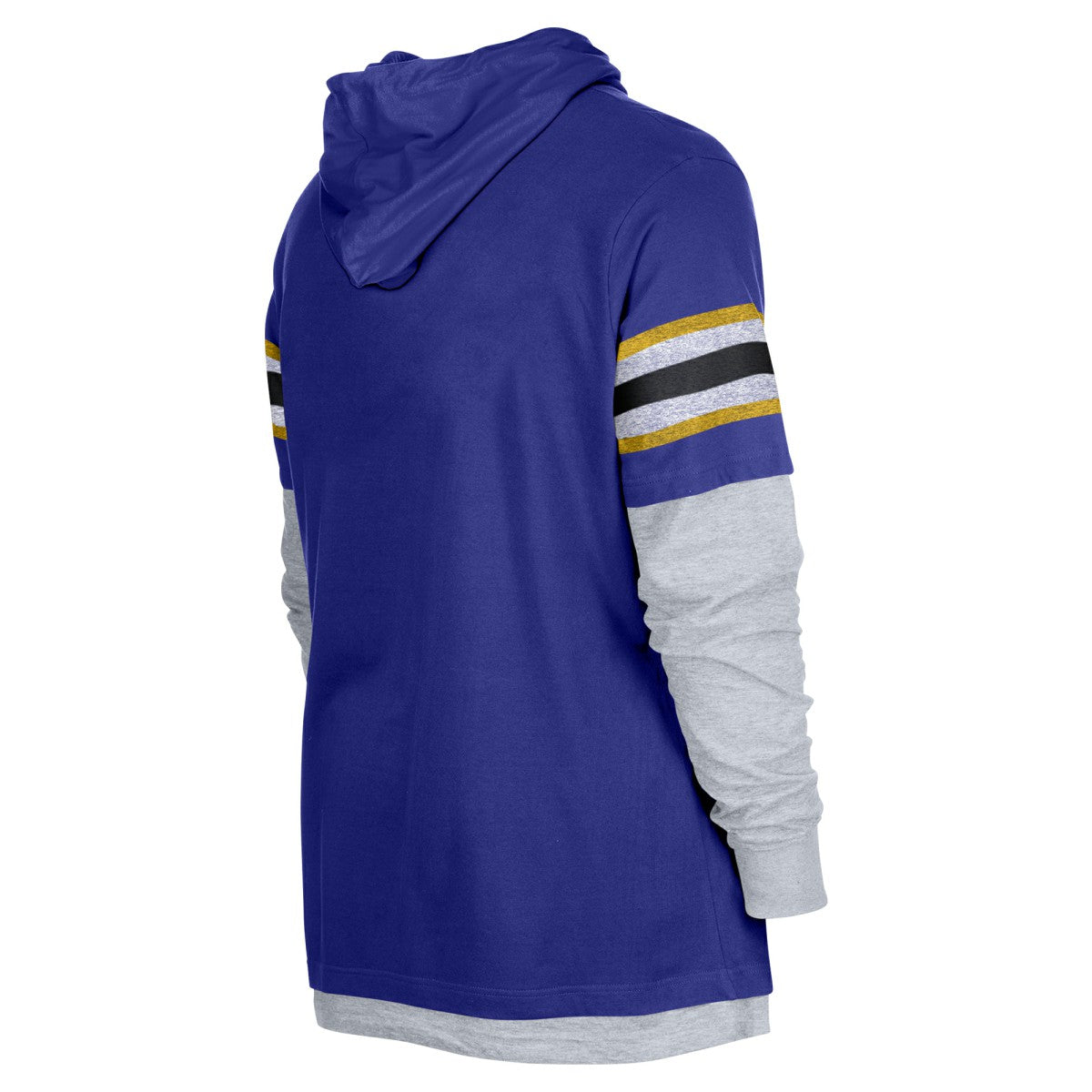 New Era - Los Angeles Lakers Layered Long Sleeve Hoodie T-Shirt - Purple