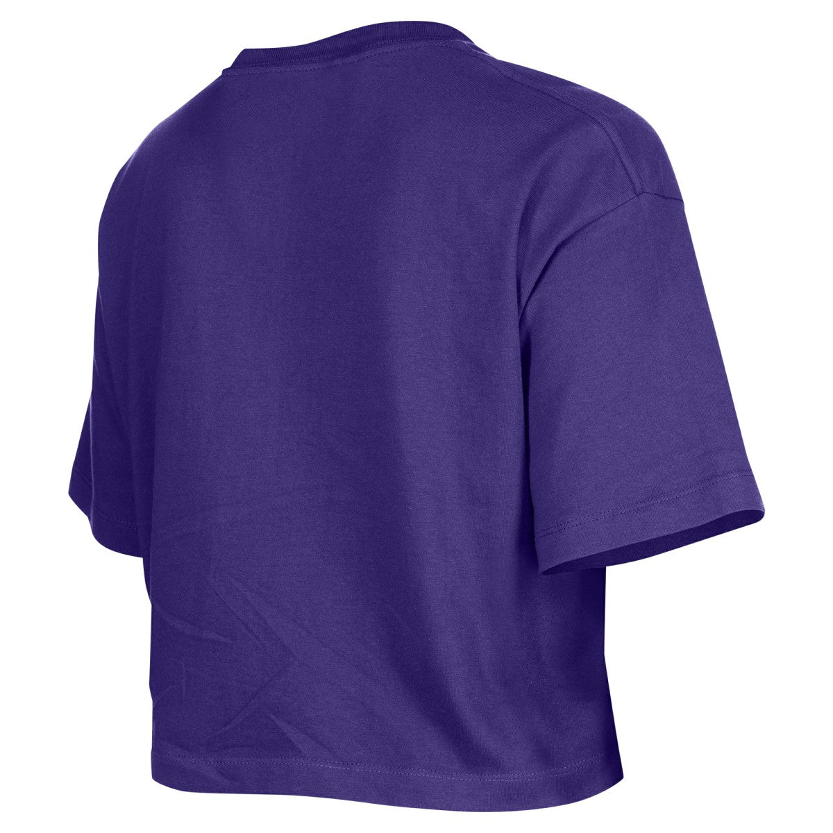 New Era - Los Angeles Lakers Women's Oversized Boxy Crop T-Shirt - Purple