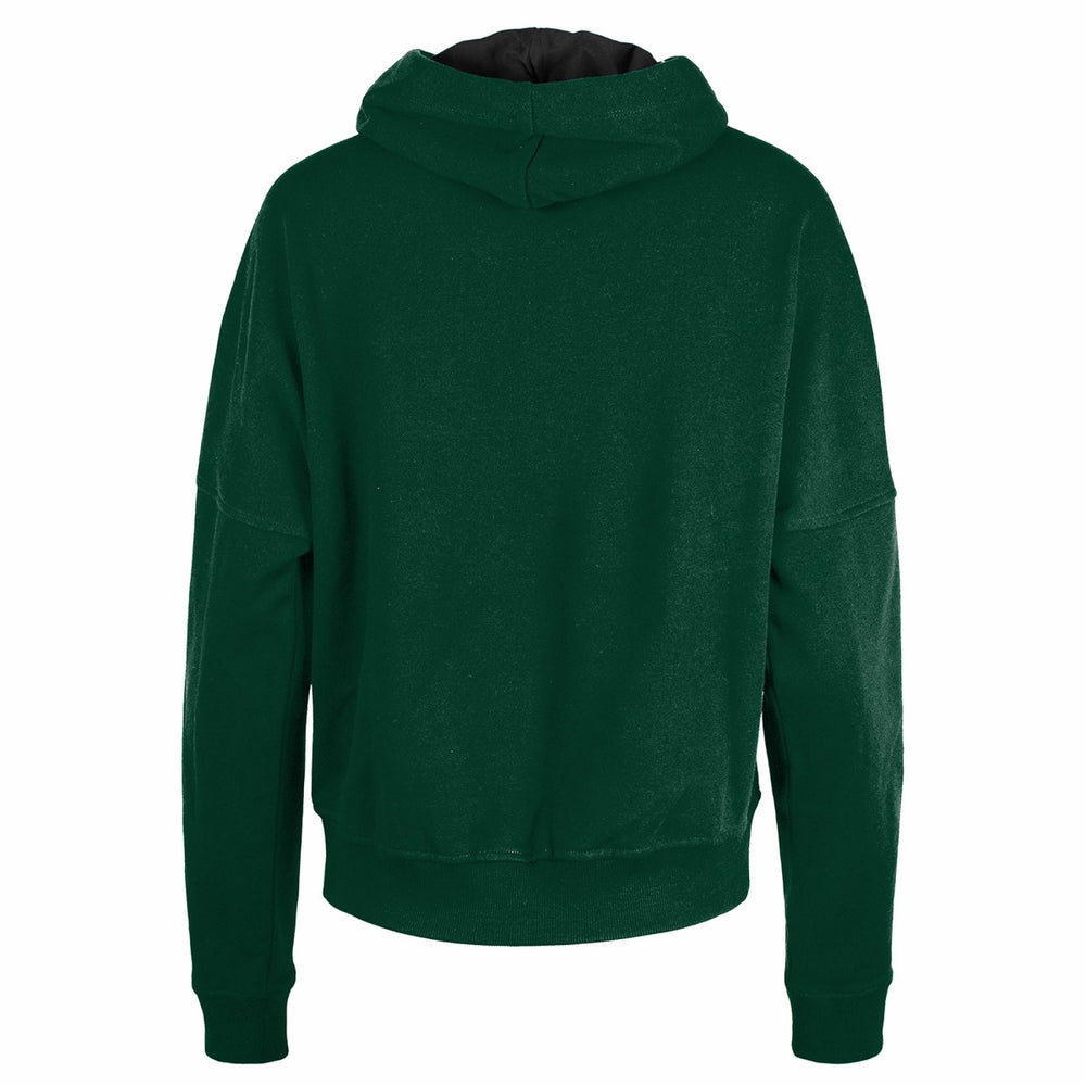 New Era - Milwaukee Bucks Women's Boxy Pullover Hoodie - Hunter Green