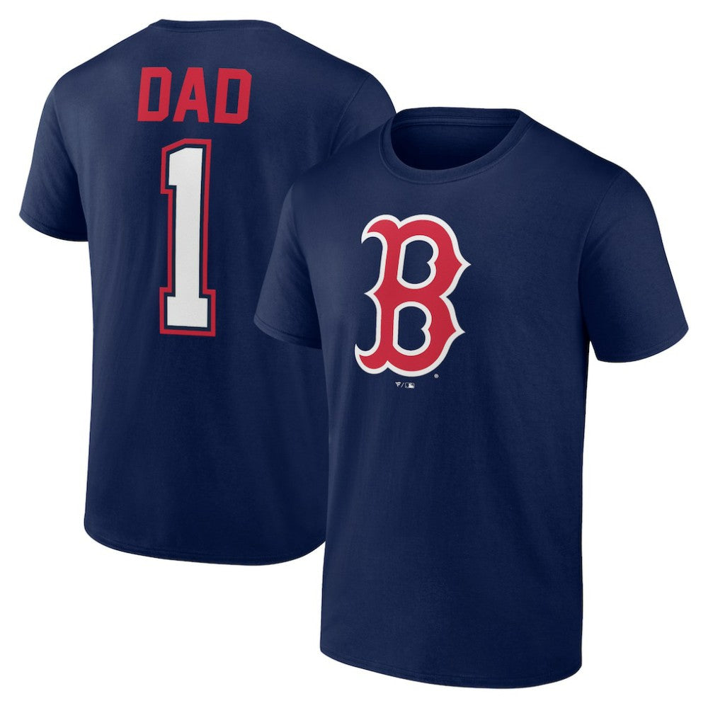 Boston Red Sox Father's Day #1 Dad T-Shirt Lifestyle