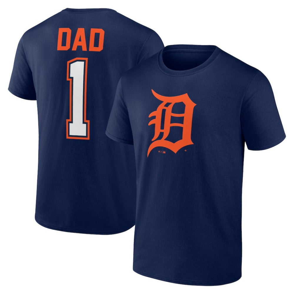 Detroit Tigers Father's Day #1 Dad T-Shirt Online