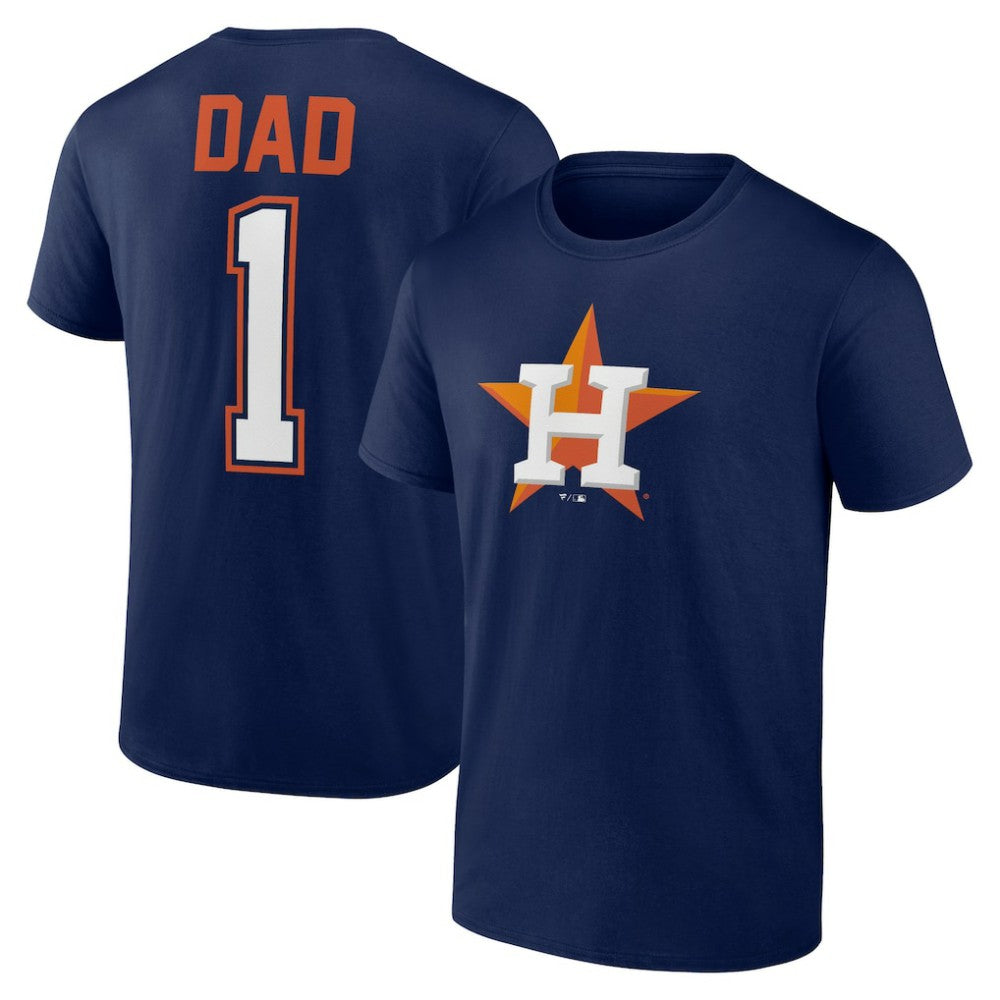 Houston Astros Father's Day #1 Dad T-Shirt Sale