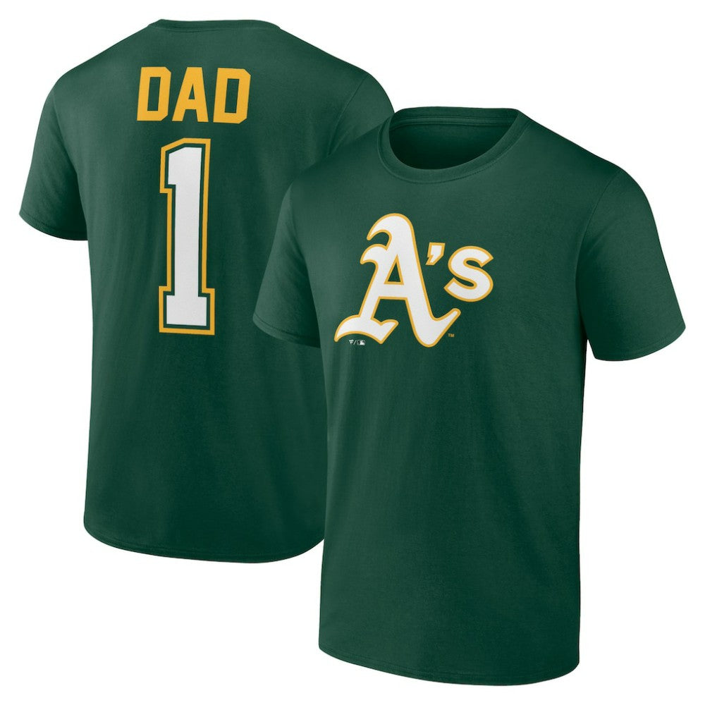 Athletics Father's Day #1 Dad T-Shirt Sale