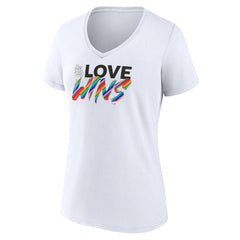 St. Louis Cardinals Women's Love Wins V-Neck T-Shirt for sale