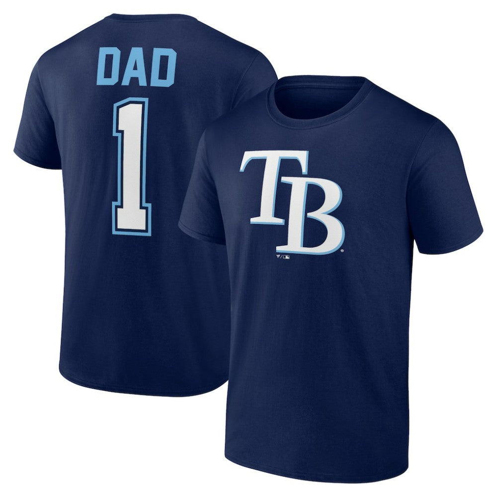 Tampa Bay Rays Father's Day #1 Dad T-Shirt On Sale