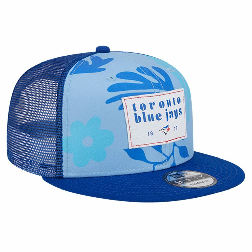 Toronto Blue Jays New Era Bikini Bottom Trucker 9FIFTY Snapback Hat Sale