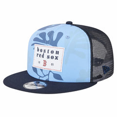 Boston Red Sox New Era Bikini Bottom Trucker 9FIFTY Snapback Hat Sale