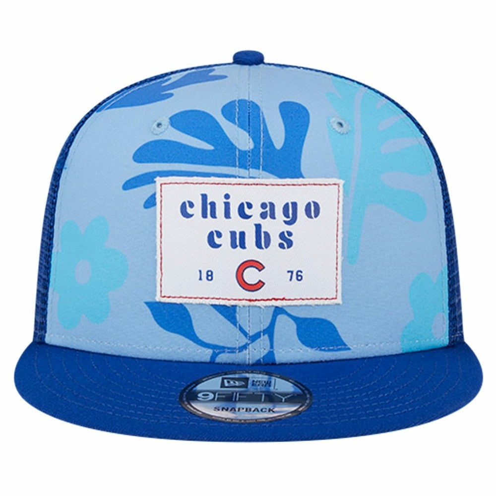 Chicago Cubs New Era Bikini Bottom Trucker 9FIFTY Snapback Hat On Sale