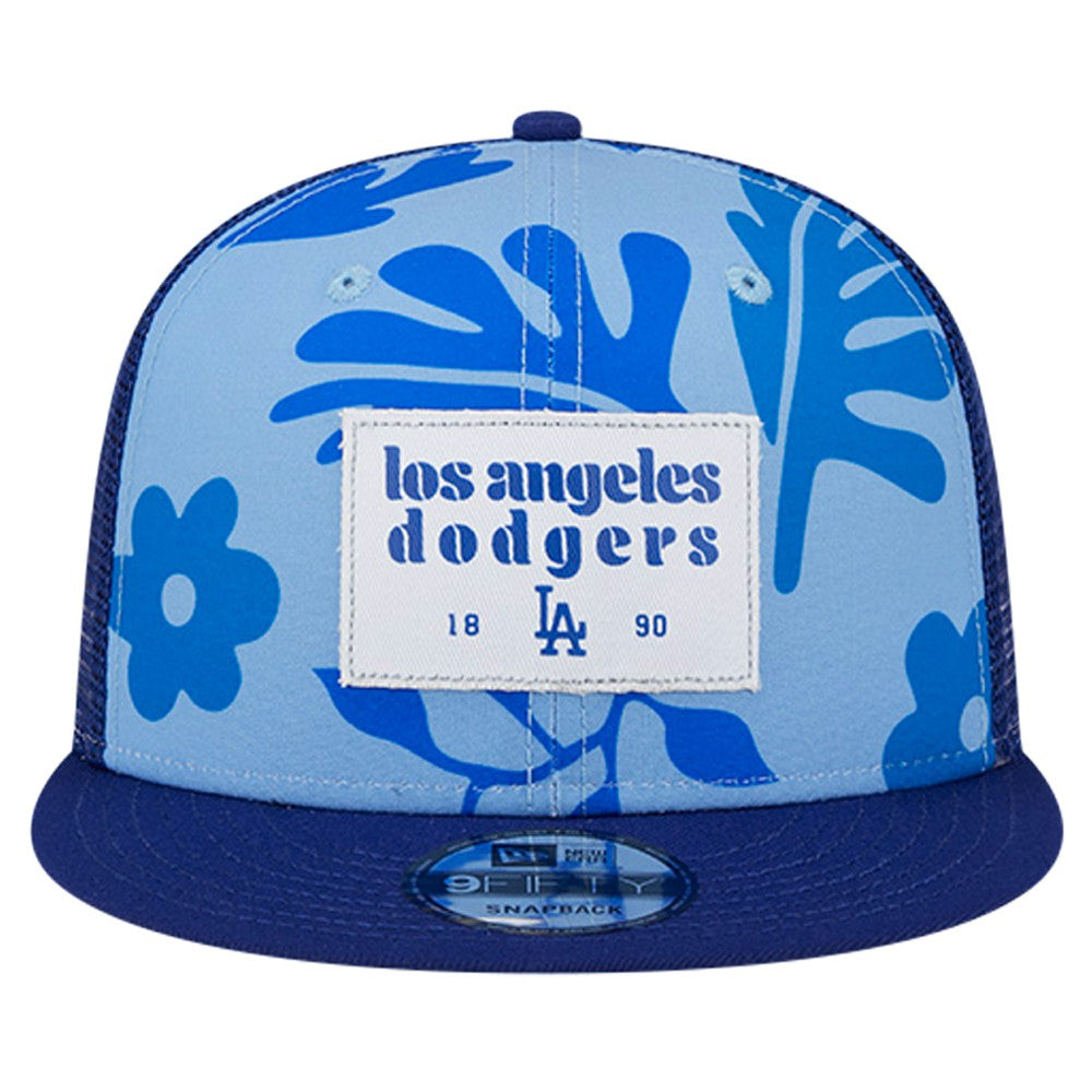 Los Angeles Dodgers New Era Bikini Bottom Trucker 9FIFTY Snapback Hat for sale