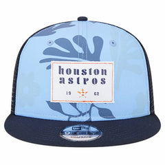 Houston Astros New Era Bikini Bottom Trucker 9FIFTY Snapback Hat Lifestyle