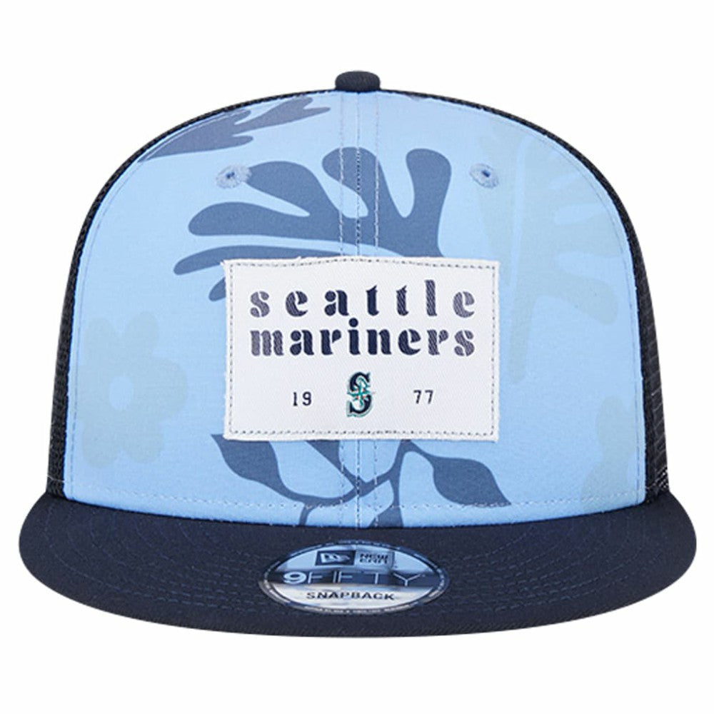 Seattle Mariners New Era Bikini Bottom Trucker 9FIFTY Snapback Hat On Sale