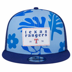 Texas Rangers New Era Bikini Bottom Trucker 9FIFTY Snapback Hat discount