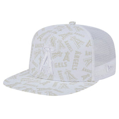 Los Angeles Angels New Era Logo Dunes A-Frame Trucker 9FIFTY Snapback Hat Near Me