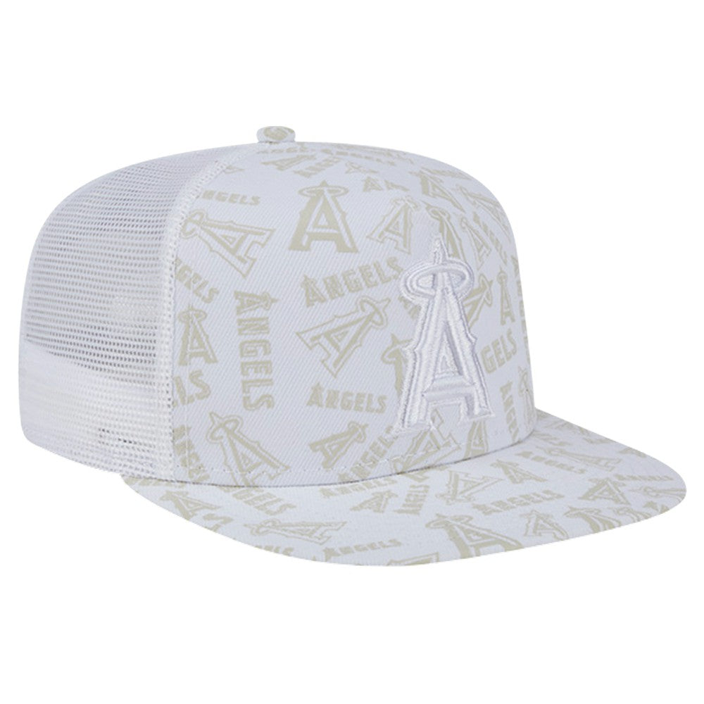 Los Angeles Angels New Era Logo Dunes A-Frame Trucker 9FIFTY Snapback Hat Near Me