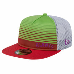 San Francisco Giants New Era Neon Horizon A-Frame Trucker 9FIFTY Snapback Hat for sale