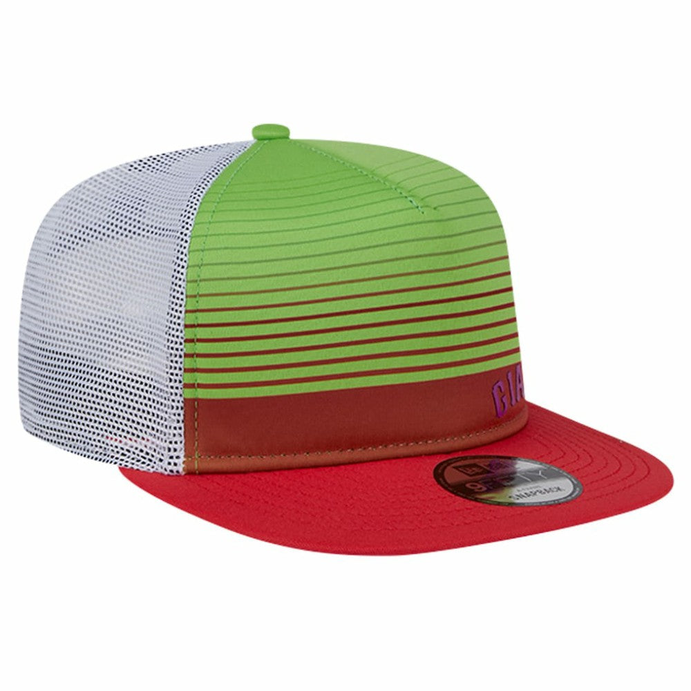San Francisco Giants New Era Neon Horizon A-Frame Trucker 9FIFTY Snapback Hat for sale