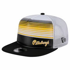 Pittsburgh Pirates New Era Team Horizon 9FIFTY A-Frame Trucker Snapback Hat Online