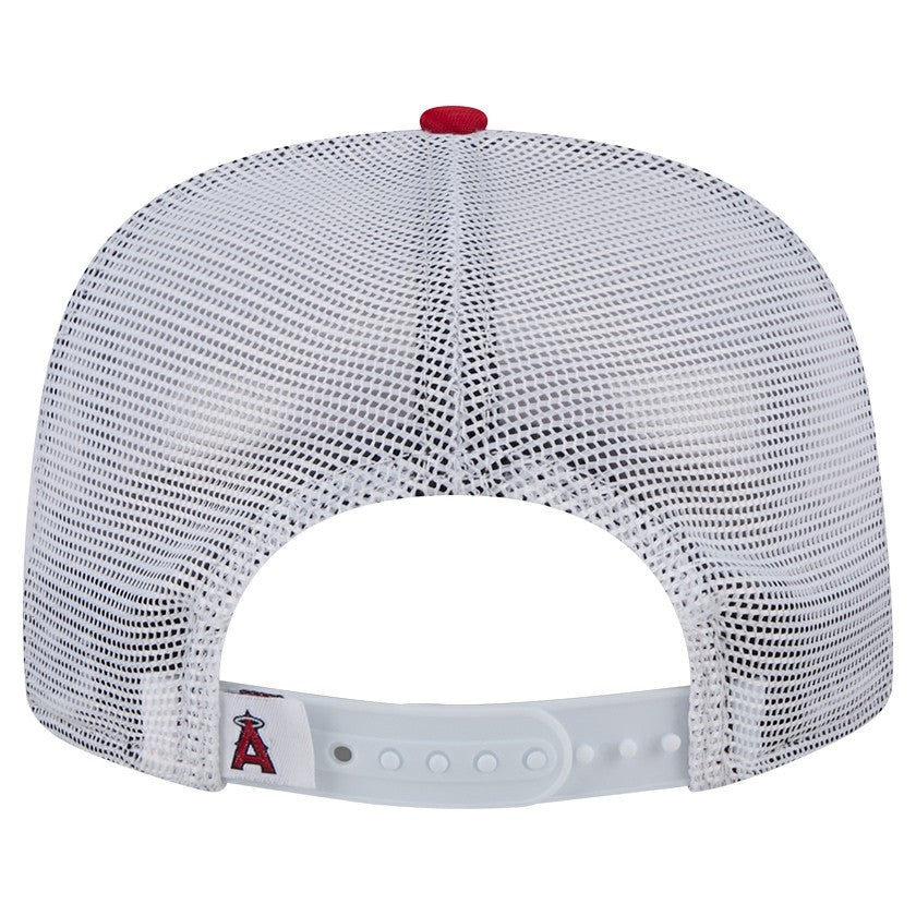 Los Angeles Angels New Era Team Horizon 9FIFTY A-Frame Trucker Snapback Hat Near Me