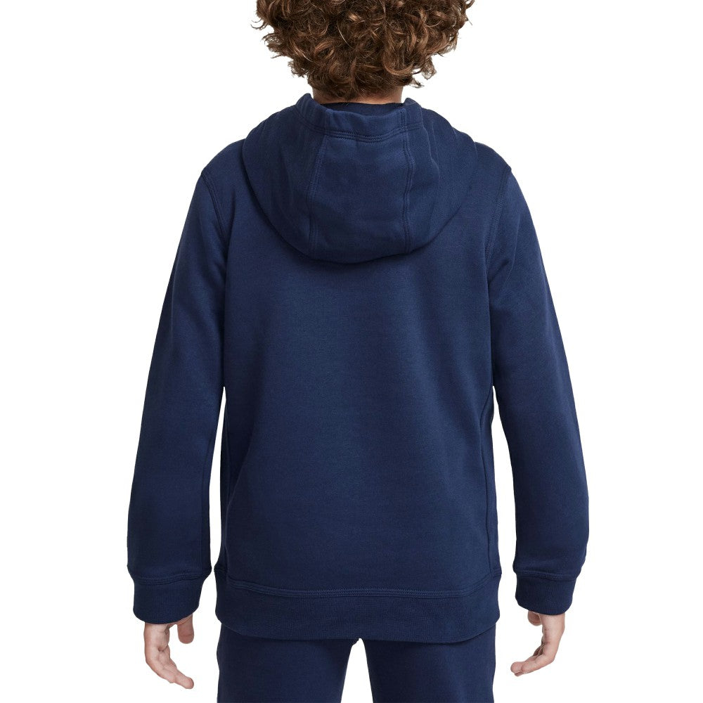 Nike Chelsea Youth Club Pullover Hoodie - Navy