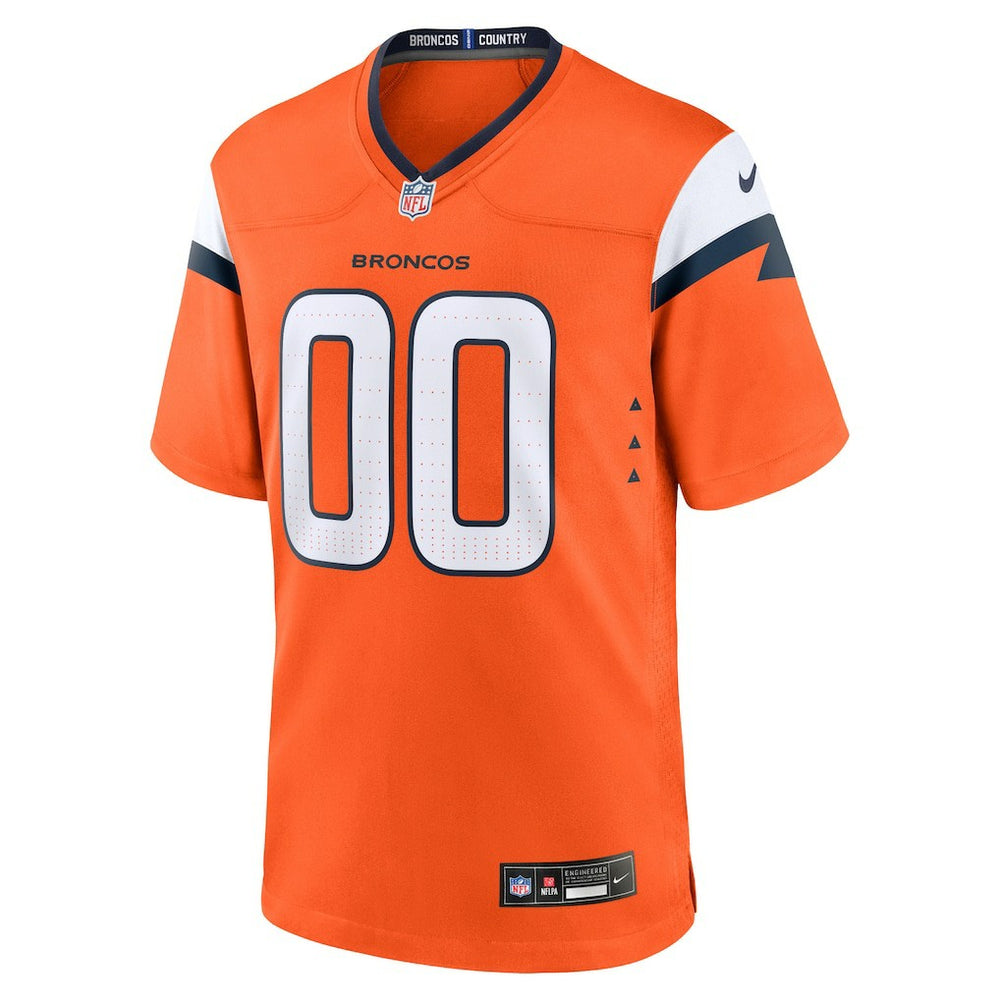 Denver Broncos Mile High Collection Custom Game Jersey Orange - Nike