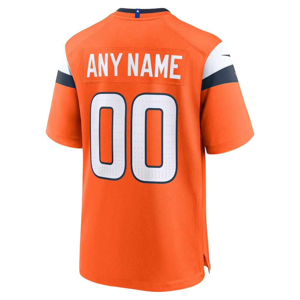 Denver Broncos Mile High Collection Custom Game Jersey Orange - Nike
