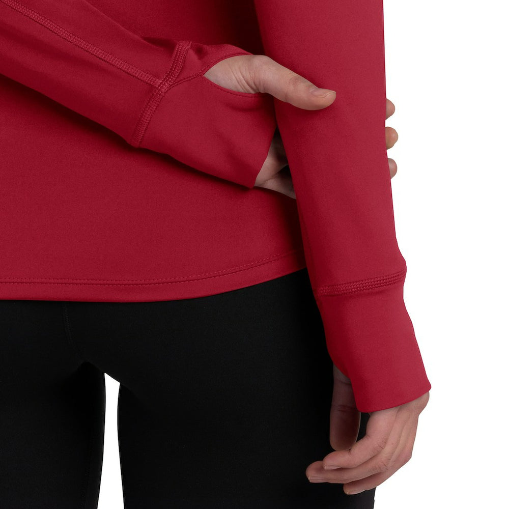 San Francisco 49ers Women's Elements Quarter-Zip Jacket Scarlet - Fanatics