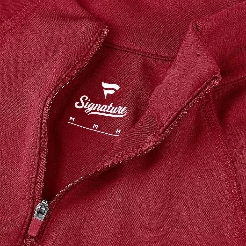 San Francisco 49ers Women's Elements Quarter-Zip Jacket Scarlet - Fanatics