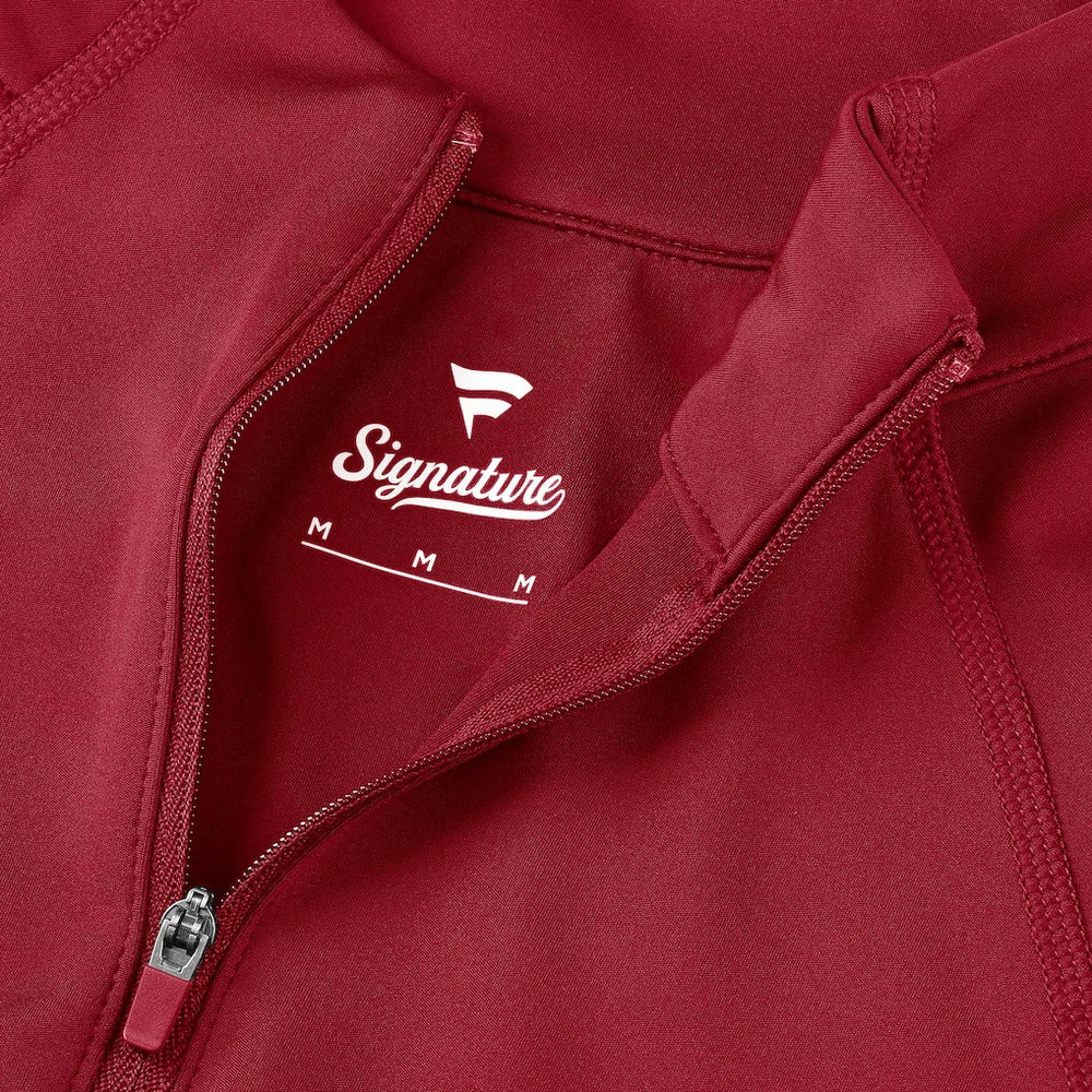San Francisco 49ers Women's Elements Quarter-Zip Jacket Scarlet - Fanatics