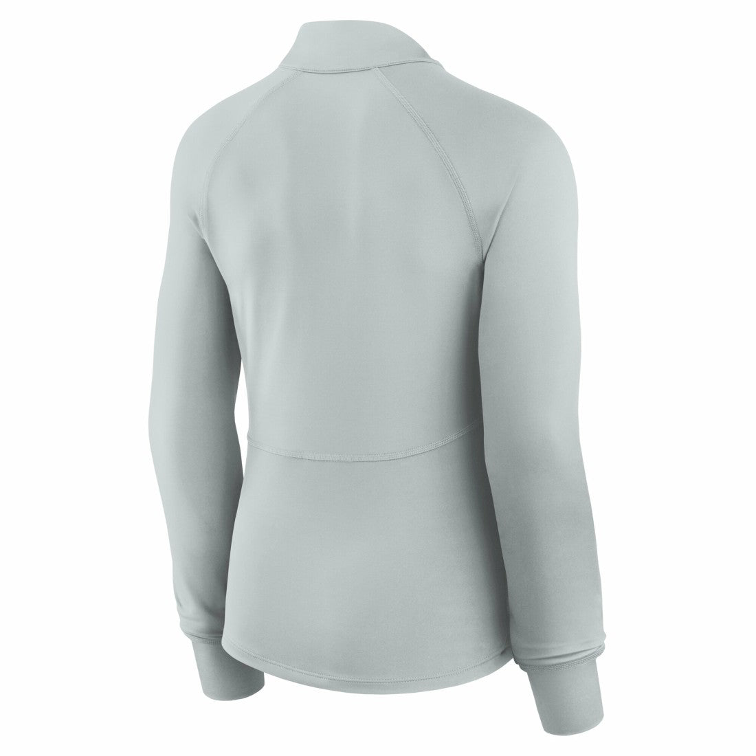Detroit Lions Women's Elements Raglan Quarter-Zip Jacket Gray - Fanatics