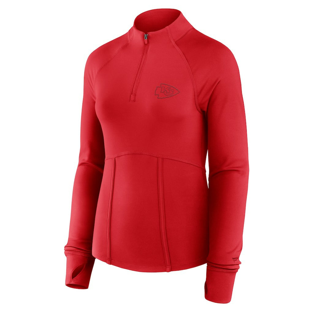 Kansas City Chiefs Women's Elements Quarter-Zip Jacket Red - Fanatics